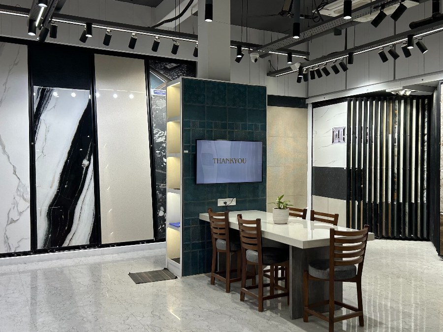 Studio 2 consultation room at HCS Home's showroom in Ambala